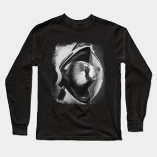 Red PANDA in the space Long Sleeve T-Shirt